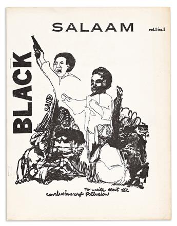 (PERIODICALS.) Abu Eshaq Bey, editor. SALAAM: A Black Magazine of Dets Arts and News.